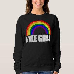 Sudadera Lesbiana como el arcoiris Chicas