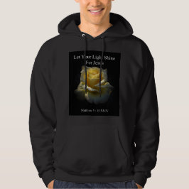 Sudadera Let Your Light Shine For Jesus Hoodie by StanVG