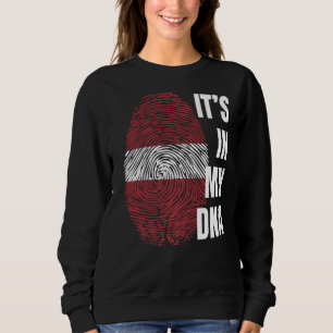 Sudadera Letonia Bandera Adna Fingprint Letonia