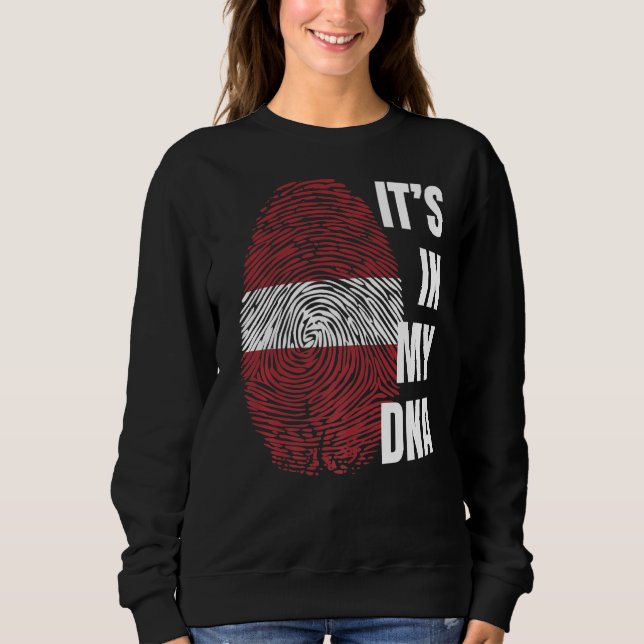 Sudadera Letonia Bandera Adna Fingprint Letonia (Anverso)