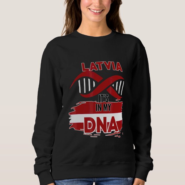 Sudadera Letonia en mi sangre (Anverso)