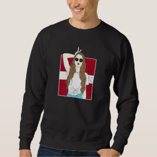 Sudadera Letonia Para Chica Bandera Letona Para Mujeres Let