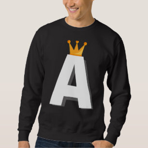 Sudadera Letra a letra alfabeta inicial