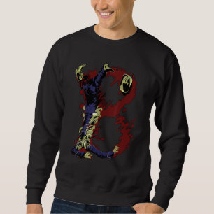 Sudadera Letra alfabeta zombie