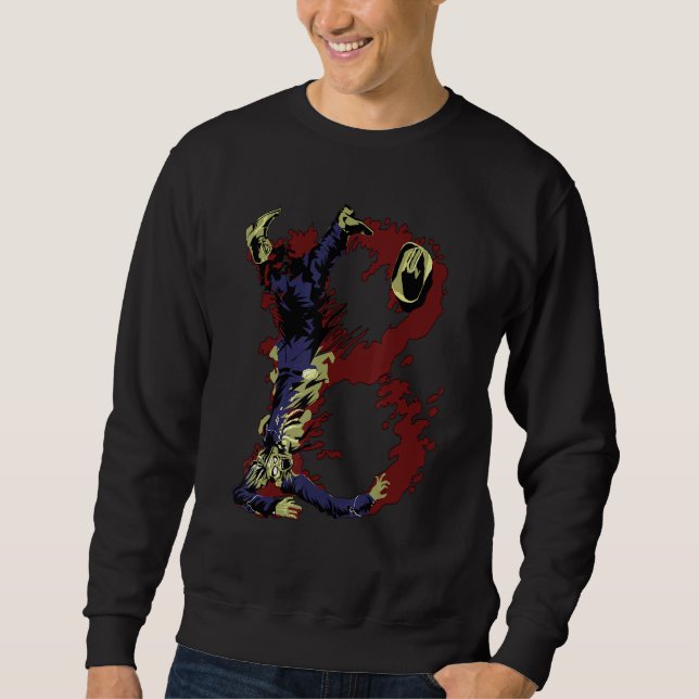 Sudadera Letra alfabeta zombie (Anverso)