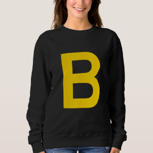 Sudadera Letra B mayúscula Alphabet