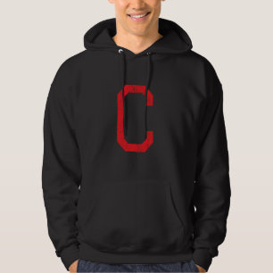 Sudadera Letra C Alfabeto mayúscula Escuela clásica inicial