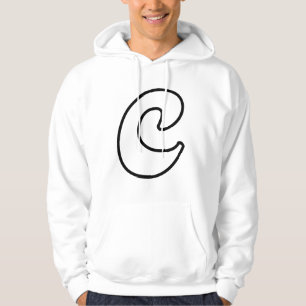 Sudadera Letra C - Diseño de monograma personalizado