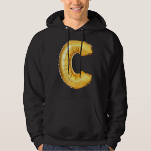 Sudadera Letra C mayúscula Camuflaje alfabético inicial