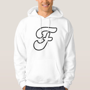 Sudadera Letra F-Design para estilo de identidad personal