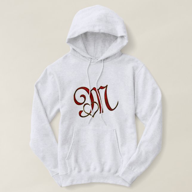 Sudadera Letra M (Diseño del anverso)