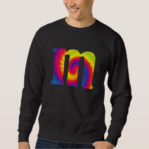 Sudadera letra m alfabeto capital divertido grupo halloween
