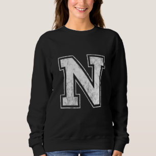 Sudadera Letra mayúscula N