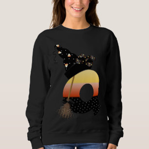 Sudadera Letra monograma de Halloween Q