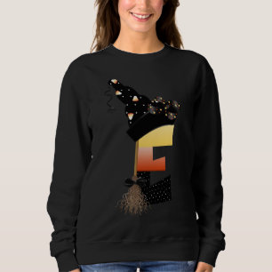 Sudadera Letra monograma E de Halloween
