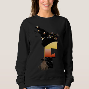Sudadera Letra monograma F de Halloween