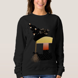 Sudadera Letra monograma I de Halloween