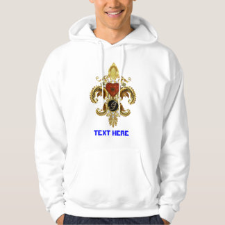 Sudadera Letra monogramo flautista de lis "G" escoja su est