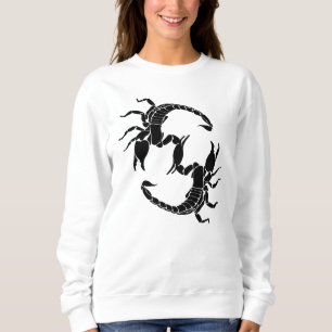 Sudadera Letra negra y blanca S - Dos Scorpions