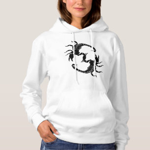 Sudadera Letra negra y blanca S - Dos Scorpions