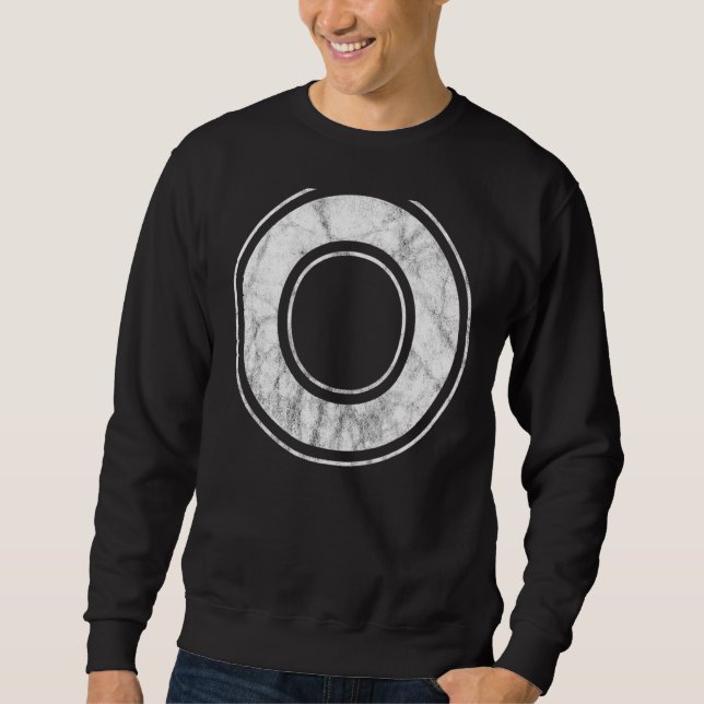 Sudadera Letra O mayúscula Monograma inicial (Anverso)