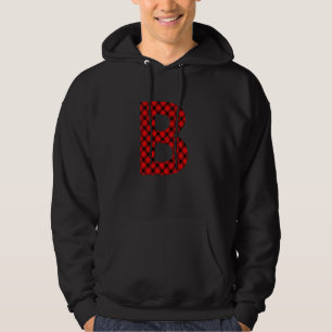 Sudadera Letra simple mayúscula B de búfalo trenzada