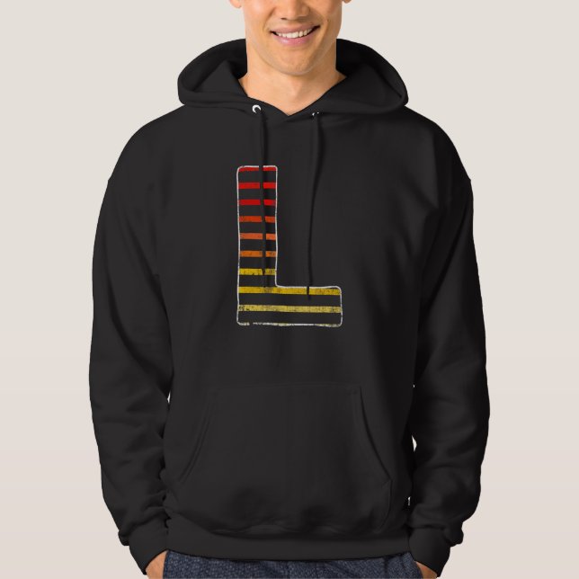 Sudadera Letra Vintage L (Anverso)