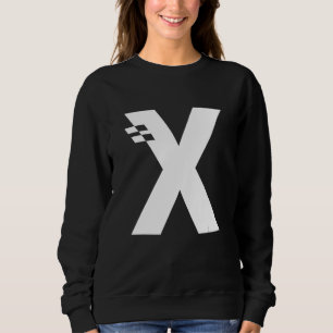 Sudadera Letra X alfabeto monograma inicial
