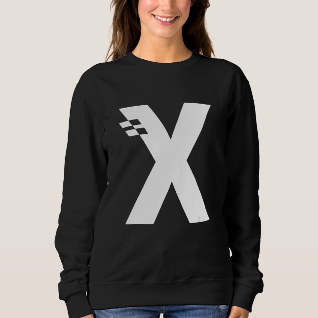 Sudadera Letra X alfabeto monograma inicial (Anverso)