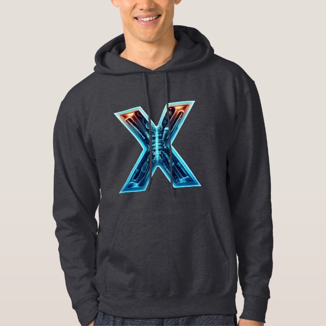 Sudadera "Letra X: Xtreme Xcellence, Xtraordinal Style (Anverso)