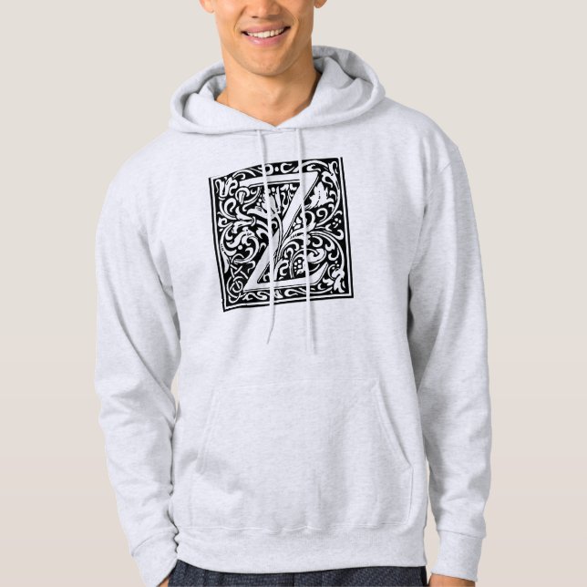 Sudadera Letra Z Monograma medieval Art Nouveau (Anverso)