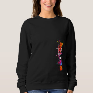 Sudadera Letras de Bolton de color de agua