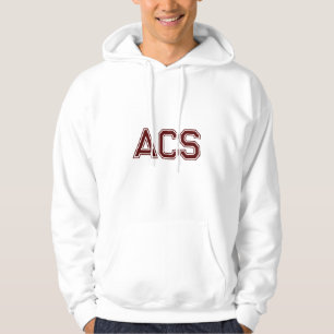 Sudadera Letras de equipo universitario Maroon y White Scho