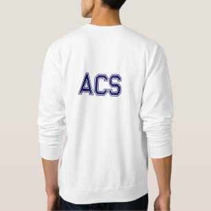 Sudadera Letras de Escuela Universitaria de Azul Marino y B