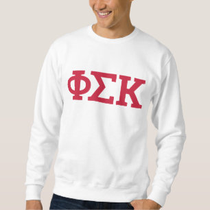 Sudadera Letras de Phi Sigma Kappa