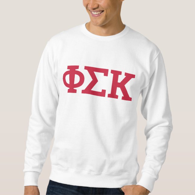 Sudadera Letras de Phi Sigma Kappa (Anverso)