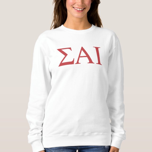 Sudadera Letras griegas de Sigma Alpha Iota 9 (Anverso)