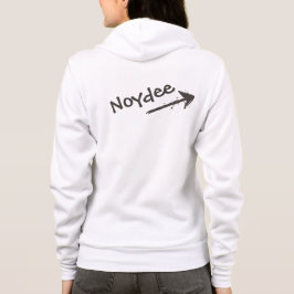 Sudadera Letras negras y flecha en tu