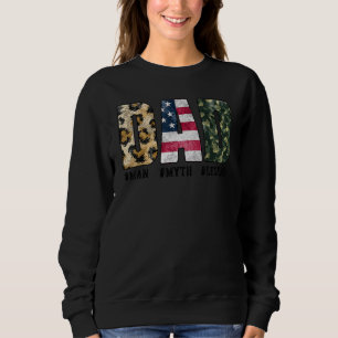 Sudadera Letras patrióticas de leyenda del mito para hombre