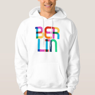 Sudadera Letras Pop Art Berlín Alemania