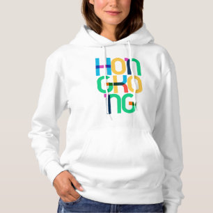 Sudadera Letras Pop Art Hong Kong China