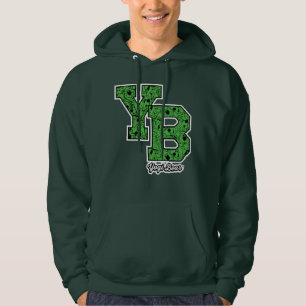Sudadera Letras Universitarias con Patrón de Yogi Bear