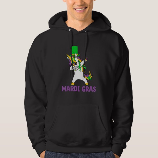 Sudadera Let's Mardi gras y'all celebrating party dabbin' u (Anverso)