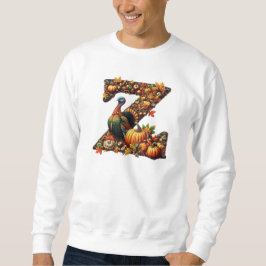 Sudadera Letter Thanksgiving turkey style 