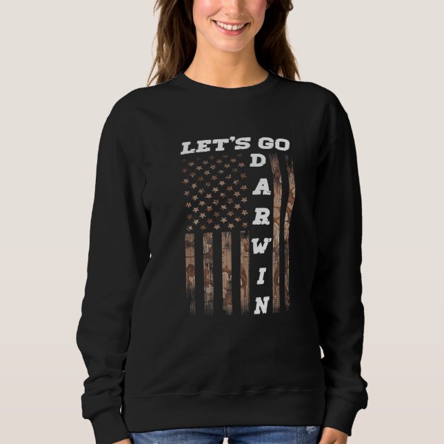 Sudadera Letu2019s Go Darwin American Flag Camo (Anverso)