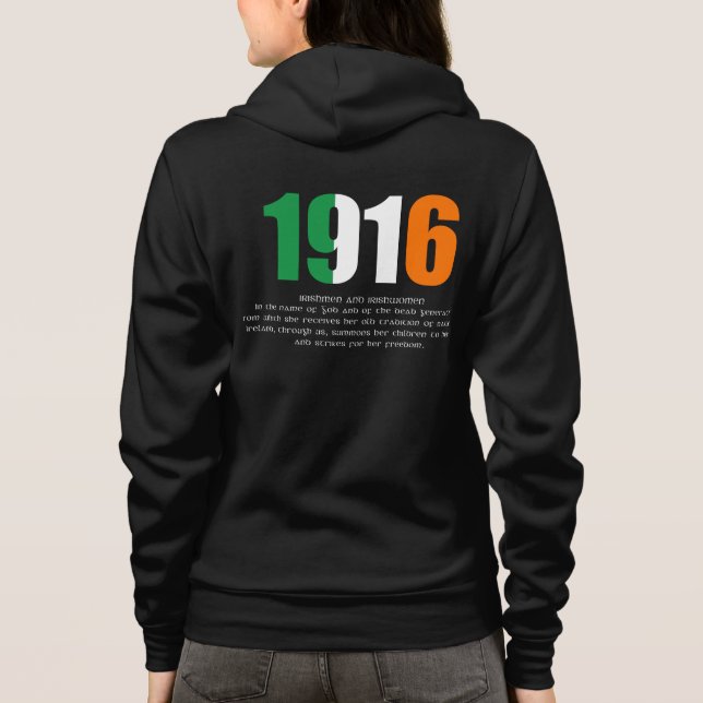 Sudadera Levantamiento de Pascua 1916 y conmemoración de la (Reverso)