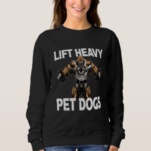 Sudadera Levantamiento de Perros Domésticos Pesados Gimnasi
