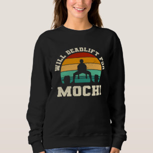 Sudadera Levantaré peso muerto por Mochi Humor de pastel d