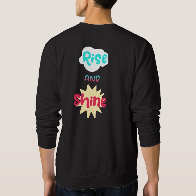 Sudadera Levantarse y brillar (Reverso)
