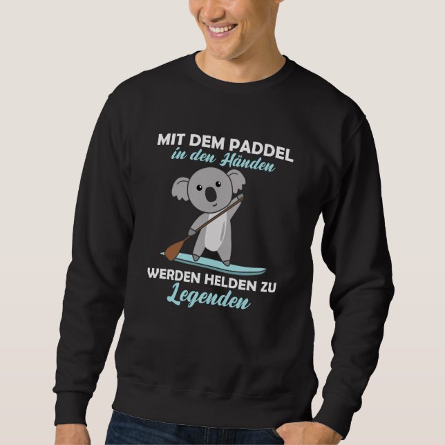 Sudadera Levántate Con El Gente Gracioso De Koala (Anverso)
